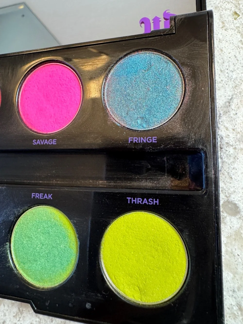 Rare  Urban Decay Electric Pressed Pigment Palette Discountinued Item